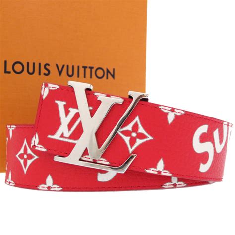 white supreme lv belt